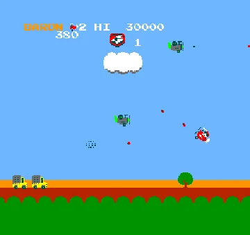 Vs. Super SkyKid screen shot game playing